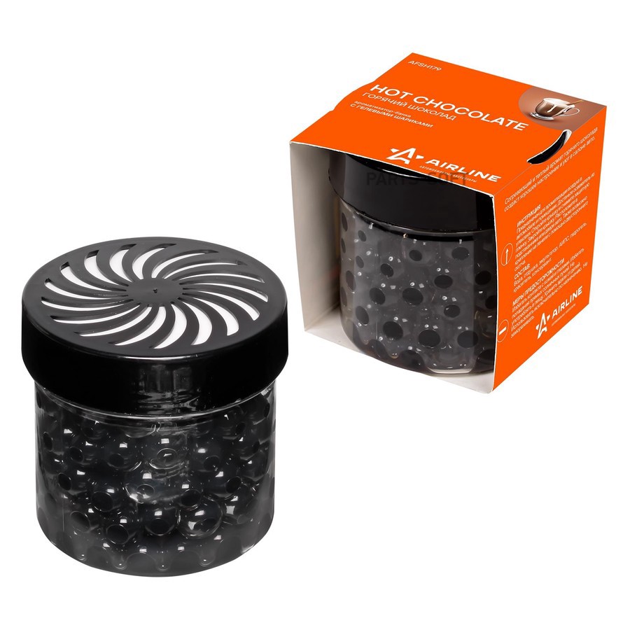 Ароматизатор на панель (Горячий шоколад) "AIRLINE" (гелевые шарики) - AIRLINE None None